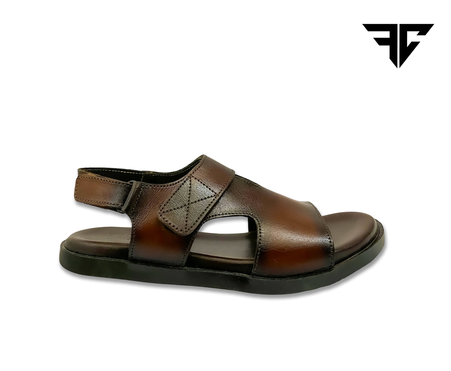 Handcrafted Leather Sandals – Classic Double Strap Brown