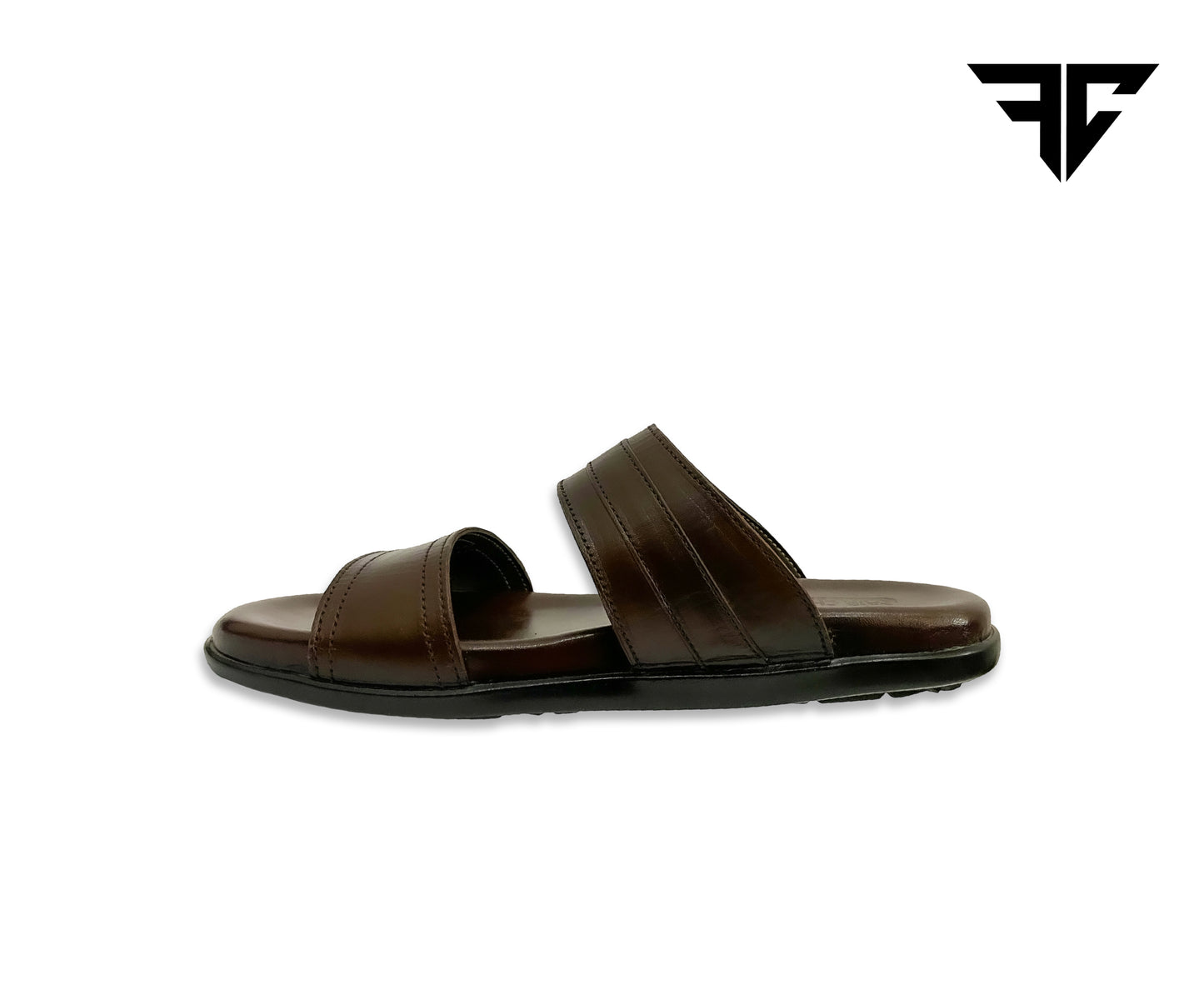 Handmade Leather Chappal – Brown Comfort Slide
