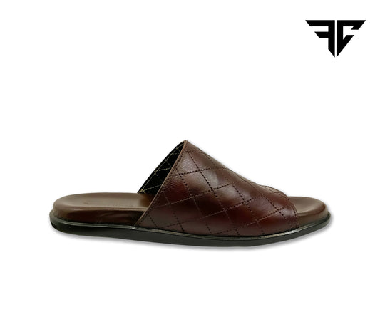 Handcrafted Premium Leather Chappal – Deep Brown Classic
